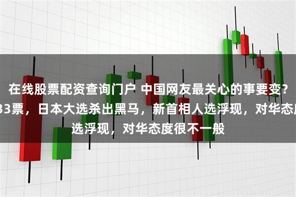 在线股票配资查询门户 中国网友最关心的事要变？172票对233票，日本大选杀出黑马，新首相人选浮现，对华态度很不一般